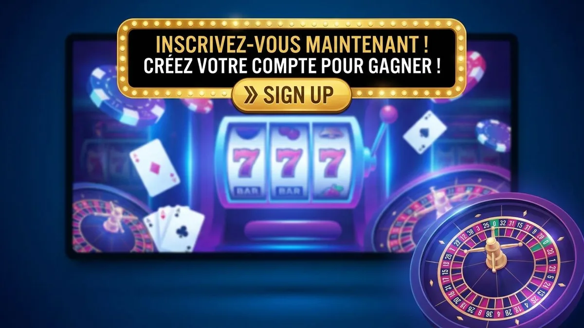 Inscription avec bonus